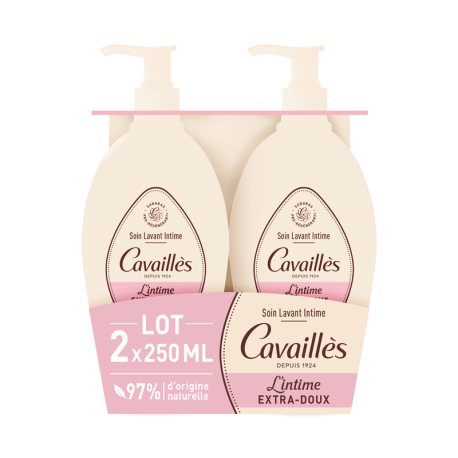 Duo Rogé Cavaillès Soin Toilette Intime Naturel Extra-Doux