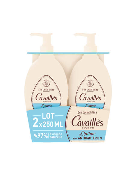 Duo Rogé Cavaillès Soin Lavant Intime Anti-Bactérien