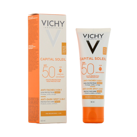 Vichy Capital Soleil Anti-Taches 3-en-1 Teinté SPF50