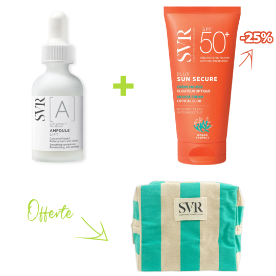 SVR Coffret [A] Ampoule Lift + Sun Secure Blur SPF50+