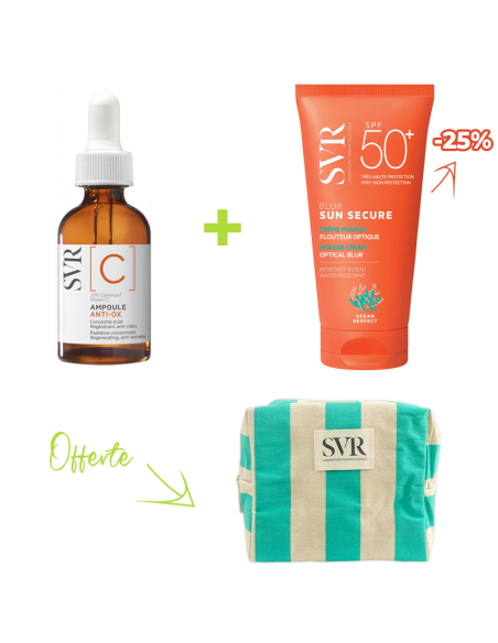 SVR Coffret [C] Ampoule Anti-Ox + Sun Secure Blur SPF50+