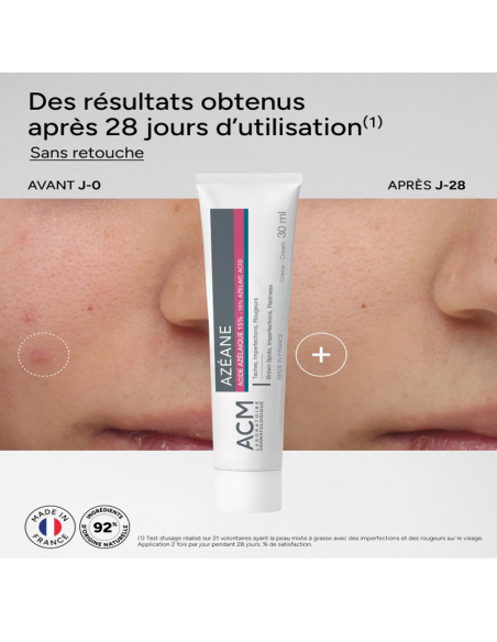 ACM Azéane Crème Acide Azélaïque 15% ACM Azéane Crème Acide Azélaïque 15%