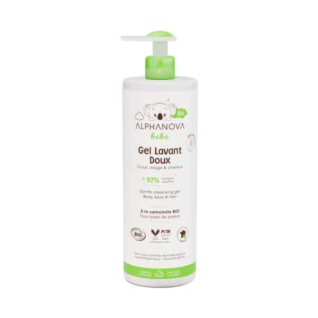 Alphanova Bébé Gel Lavant Doux 400ml