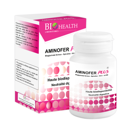 Biohealth Aminofer Plus 30 Gélules