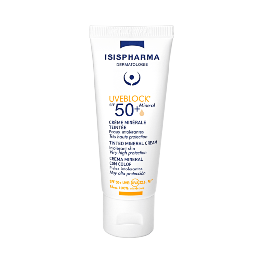 Isispharma Uveblock Crème Minérale Teintée SPF50+ 40ml