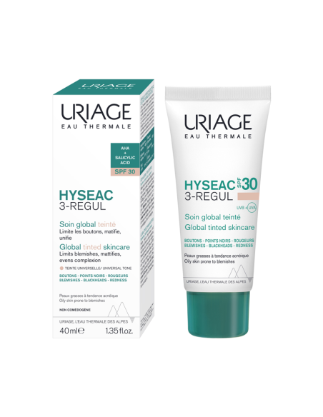 Uriage Hyséac 3-Regul SPF30 Soin Global Teinté