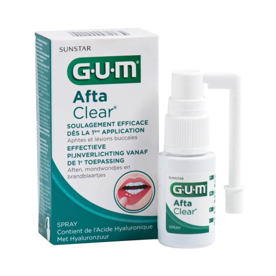 Gum AftaClear Spray Aphtes et Lésions Buccales 15ml