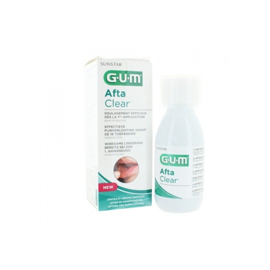 GUM AFTACLEAR BAIN DE BOUCHE 120ML