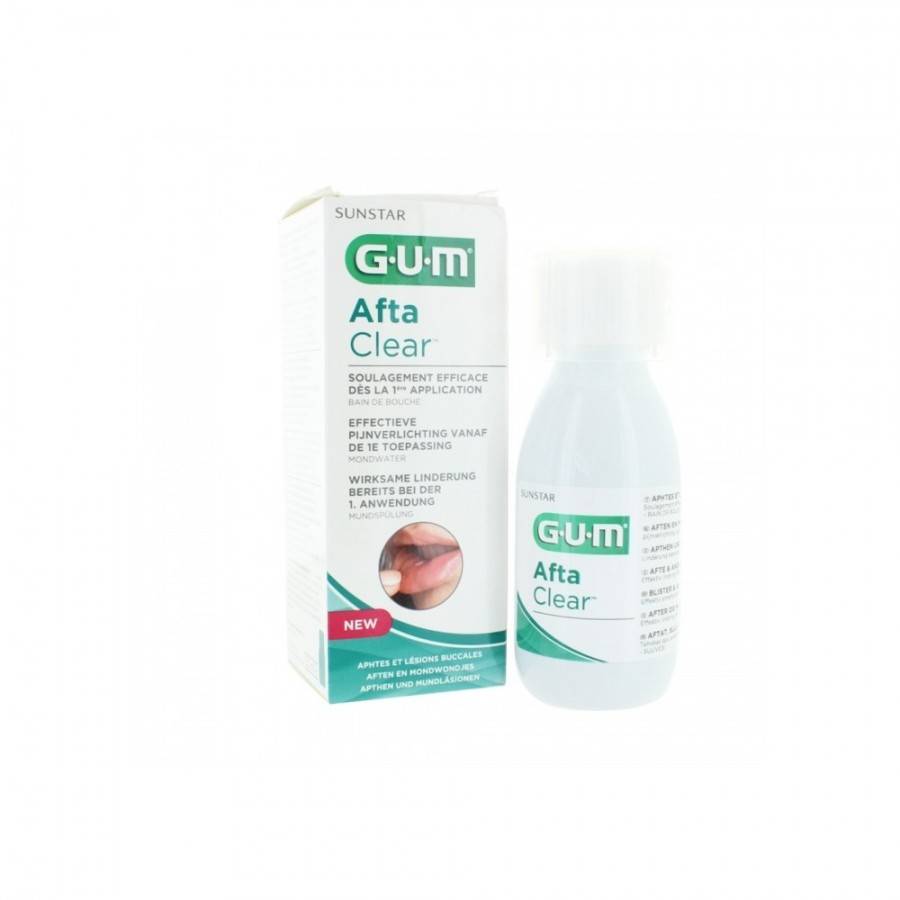 GUM AFTACLEAR BAIN DE BOUCHE 120ML