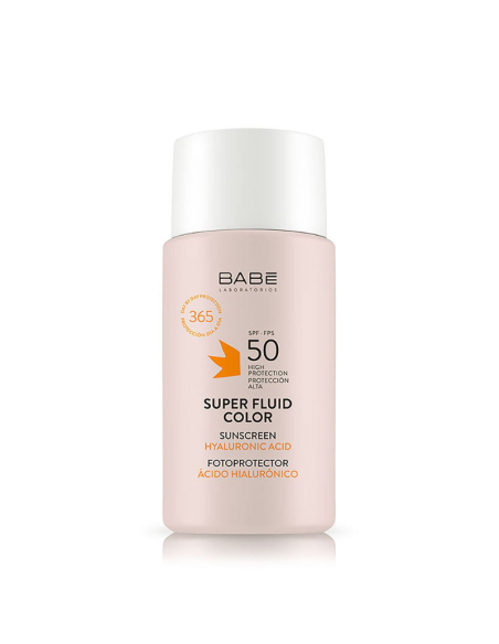 BABÉ Crème visage Super Fluid protection solaire teintée SPF 50
