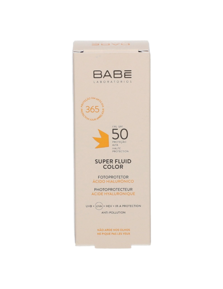 BABÉ Crème visage Super Fluid protection solaire teintée SPF 50