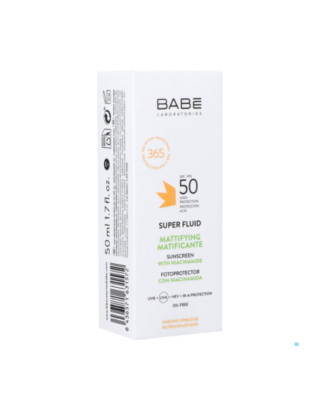 BABÉ Super Fluid Matifiant SPF 50 | Paraland