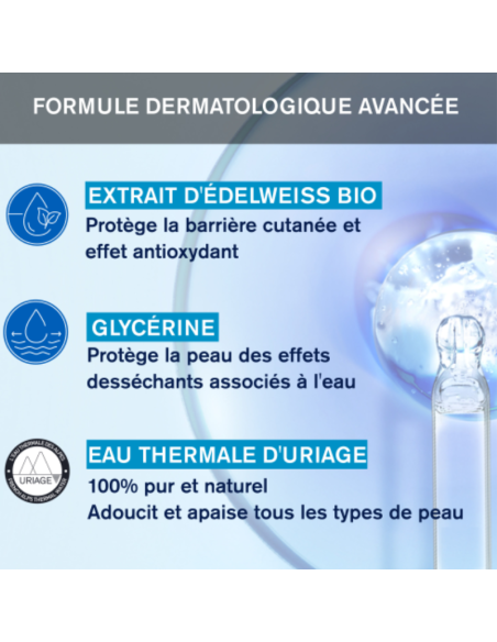 URIAGE Mousse d'eau nettoyante