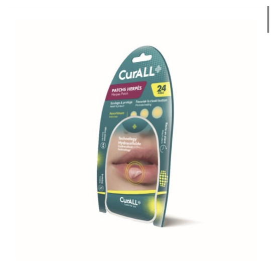 CURALL PATCHS HERPES B/24
