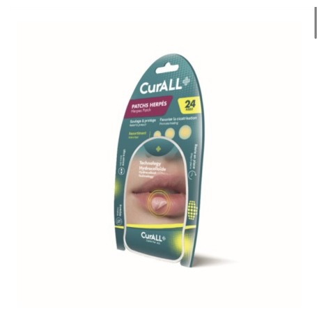 CURALL PATCHS HERPES B/24