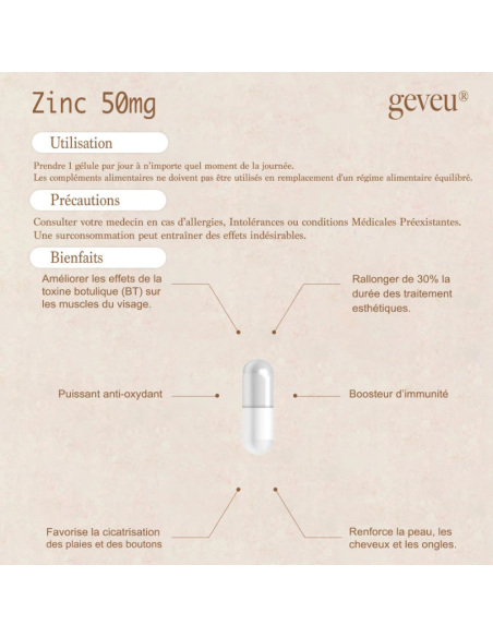 Geveu Zinc 50mg