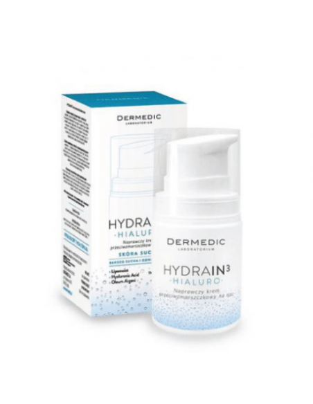Dermedic Hydrain 3 Crème de Jour Hydratante Anti-âge SPF15