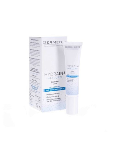 DERMEDIC HYDRAIN3 CREME CONTOUR DES YEUX 15 ML