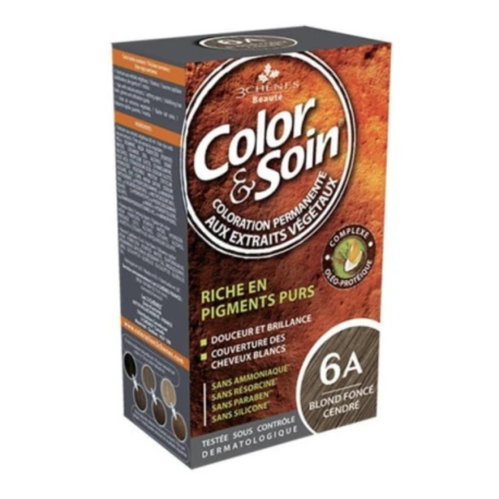 3 CHENES Color & Soin 6A Blond Foncé Cendré