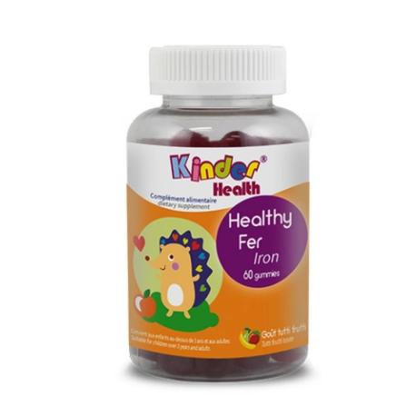Kinder Health Healthy Fer Goût Myrtille boite de 60