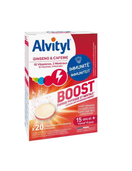 Alvityl Boost Effervescents 10 vitamines 2 minéraux