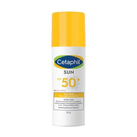 Cetaphil Sun Face Fluid Teinté Light Medium SPF50+