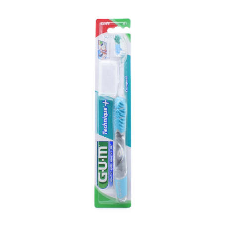 GUM Technique+ - Brosse à dents souple n°491