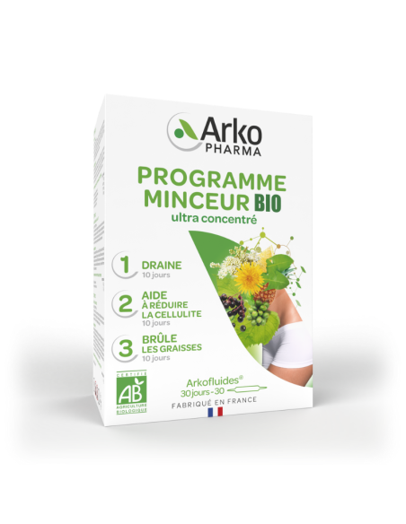 Arkofluides Programme Minceur BIO 3 x 10 ampoules