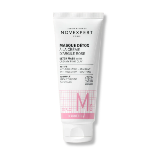 Novexpert Masque Détox à la Crème d'Argile Rose