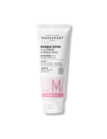 Novexpert Masque Détox à la Crème d'Argile Rose