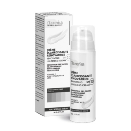 Clarenia Crème éclaircissante rénovatrice SPF20