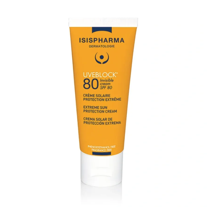 Isispharma Uveblock 80 Crème Invisible 40ml | Paraland