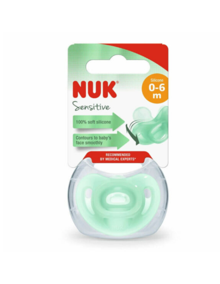 NUK Sucette sensitive avec boite 0-6 mois