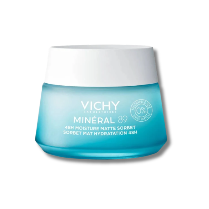 Minéral 89 Sorbet Mat Hydratation 48H Gel Sans Parfum