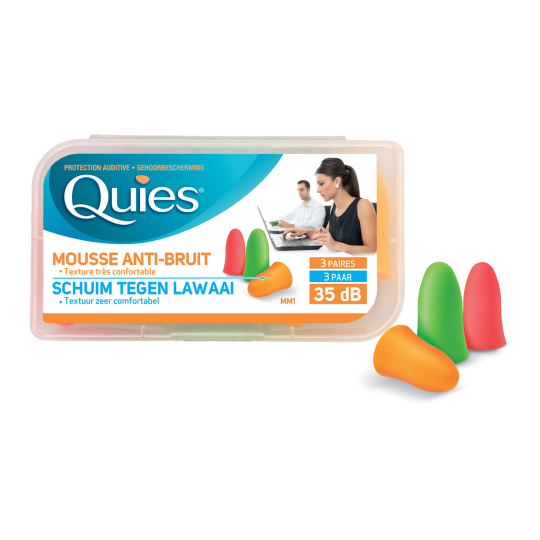Quies Protection Auditive Mousse Anti-Bruit