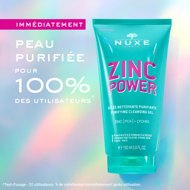 Nuxe Zinc Power Gel Nettoyant 150ml