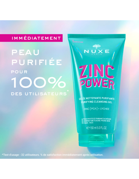 Nuxe Zinc Power Gel Nettoyant 150ml