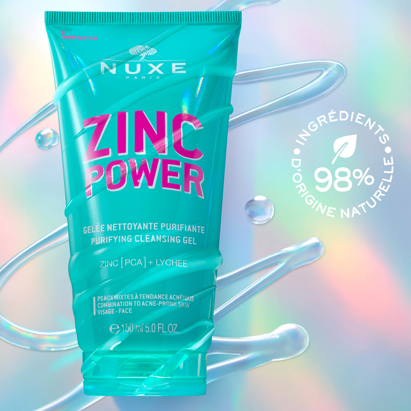Nuxe Zinc Power Gel Nettoyant 150ml