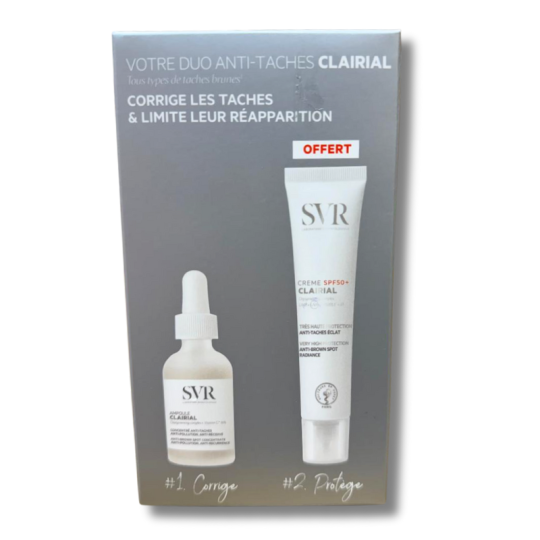 Pack SVR Clairial Ampoule+ Clairial Crème SPF50+ Offerte