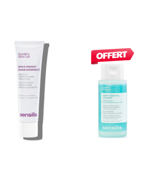 Sensilis Skin D-Pigment [AHA10 Overnight] + Gel Offert