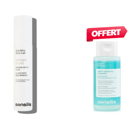 SENSILIS UPGRADE FLUIDE MAT Raffermissant + Gel Offert