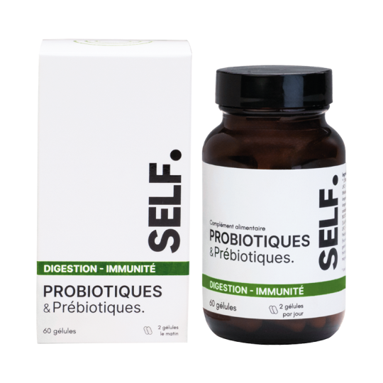 Self Probiotiques et Prébiotiques 60 Gélules