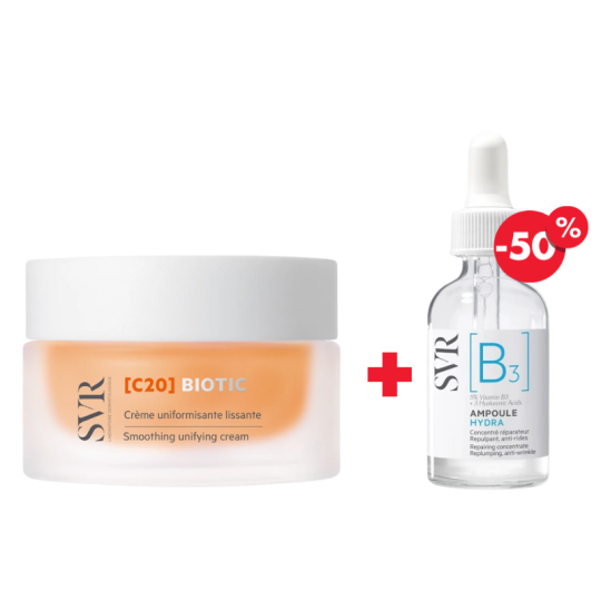 Duo SVR C20 Biotic & Hydra B3 – Éclat Intense & Hydratation (-50 % sur Hydra B3)