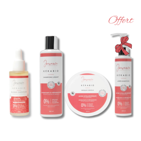 Pack Jouvence Kerabio – Lissage & Nutrition Complète + Après-shampoing OFFERT