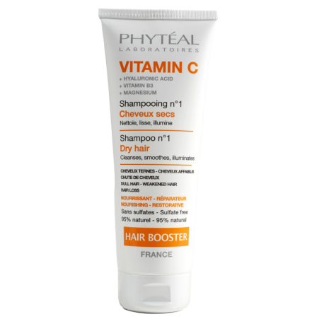 PHYTEAL Vitamine C Shampooing Booster N°1 Cheveux Secs 250ml