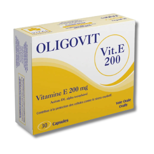 VITAL OLIGOVIT Vitamine E 200mg 30 Gélules