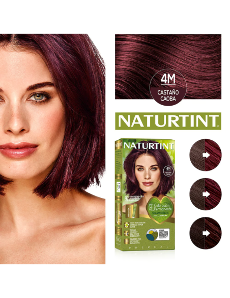 Naturtint Coloration Permanente en Gel 4M Chatain Acajou 170ml