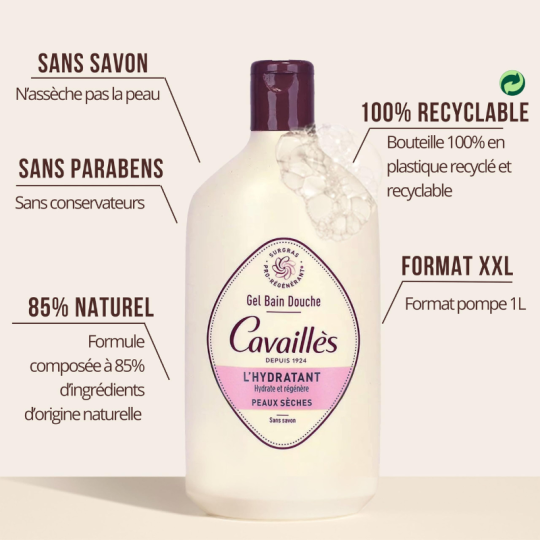 Rogé Cavaillès Lait Bain Douche Hydratant 400ml Paraland