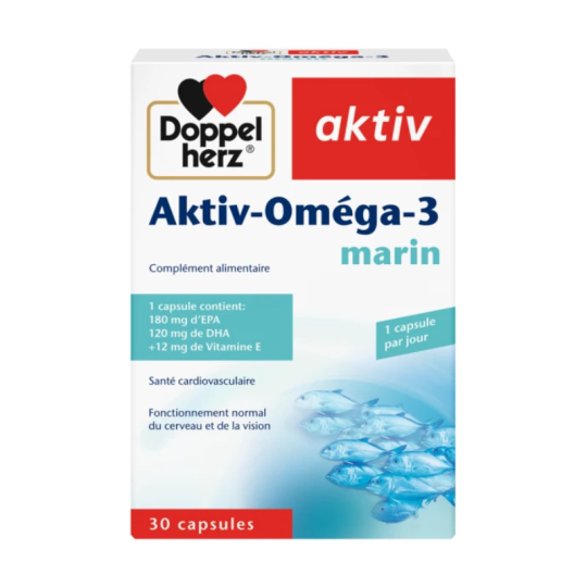 Doppelherz Aktiv Omega 3 Marin 30 Capsules Paraland
