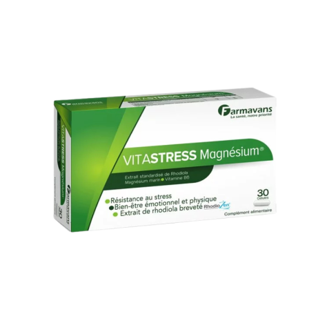 Farmavans Vitastress Magnésium 30 Gélules Paraland
